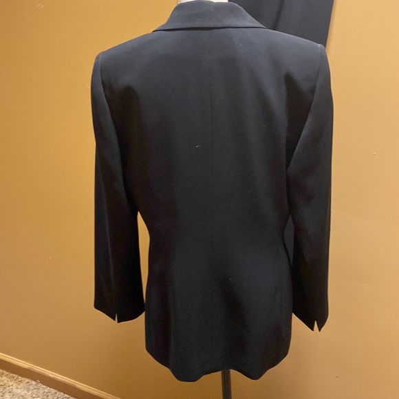 Women’s Kasper black 2 piece business suit jacket and pants sz 10 - Picture 7 of 13